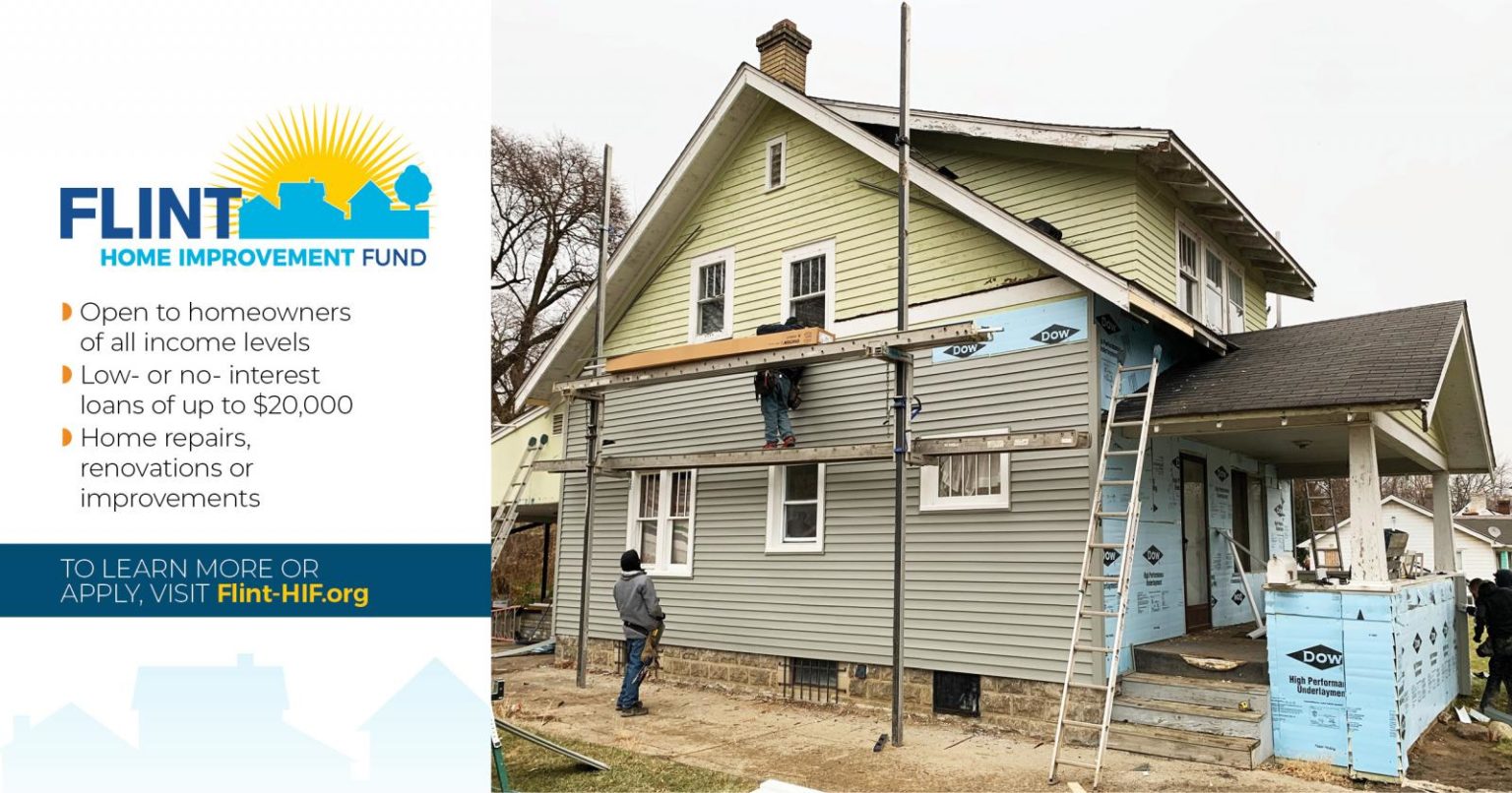 New Program Provides Flint Homeowners With Low Or No Interest Loans To